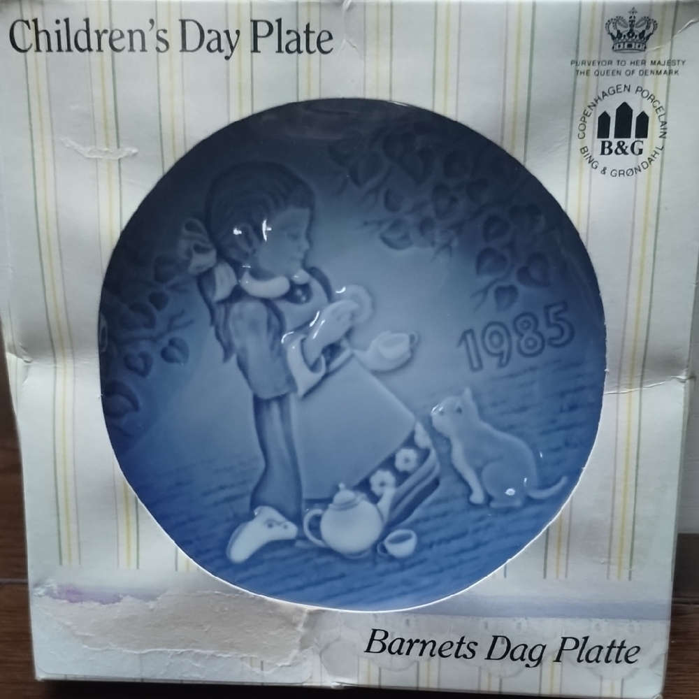 Blue Children's Day Plate